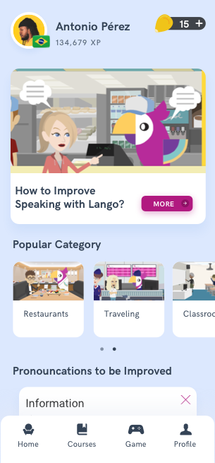 App features screenshots